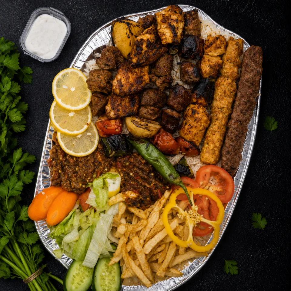 وجبة مشكل نصف كيلو - 7 أسياخ