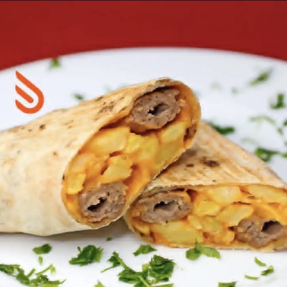 ساندوتش كباب لحم دبل - فطيرة